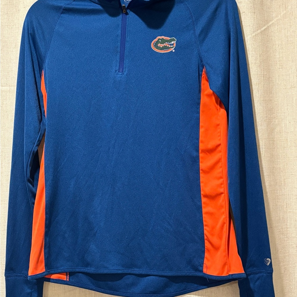 Florida Gators Colosseum 1/4 Zip Pullover Women’s Medium Blue/Orange